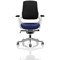Zure Executive Chair, Black Back, Stevia Blue