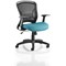 Zeus Task Mesh Back Operator Chair, Folding Arms, Maringa Teal
