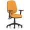 Eclipse Plus II Operator Chair, Height Adjustable Arms, Senna Yellow