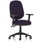 Eclipse Plus II Operator Chair, Tansy Purple, With Height Adjustable Arms