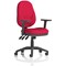 Eclipse Plus XL Operator Chair, Bergamot Cherry, With Height Adjustable Arms