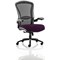 Houston Heavy Duty Mesh Back Task Operator Chair, Height Adjustable Arms, Tansy Purple