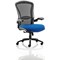 Houston Heavy Duty Mesh Back Task Operator Chair, Height Adjustable Arms, Stevia Blue