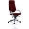 Xenon High Back Executive Chair, Headrest, Fixed Height Arms, Ginseng Chilli