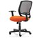 Mave Task Operator Chair, Black Mesh, Tabasco Orange