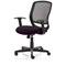 Mave Task Mesh Back Operator Chair, Fixed Height Arms, Tansy Purple