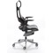 Zure Executive Mesh Back Chair, Headrest, Height Adjustable Arms, Charcoal