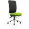 Chiro High Back Operator Chair, Black Back, Myrrh Green