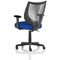 Camden Mesh Back Operator Chair, Fixed Height Arms, Stevia Blue