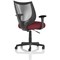 Camden Mesh Back Operator Chair, Fixed Height Arms, Ginseng Chilli