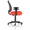 Camden Mesh Back Operator Chair, Fixed Height Arms, Tabasco Orange