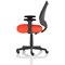 Camden Mesh Back Operator Chair, Fixed Height Arms, Tabasco Orange