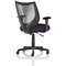 Camden Mesh Back Operator Chair, Fixed Height Arms, Tansy Purple