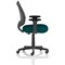 Camden Mesh Back Operator Chair, Fixed Height Arms, Maringa Teal