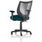 Camden Mesh Back Operator Chair, Fixed Height Arms, Maringa Teal