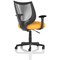 Camden Mesh Back Operator Chair, Fixed Height Arms, Senna Yellow