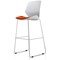 Florence High Stool, Tabasco Orange
