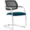 Swift Mesh Cantilever Visitor Chair - Maringa Teal