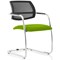 Swift Mesh Cantilever Visitor Chair, Myrrh Green
