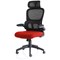 Iris Task Mesh Back Operator Chair, Headrest, Folding Arms, Bergamot Cherry