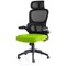 Iris Task Mesh Back Operator Chair, Headrest, Folding Arms, Myrrh Green