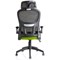Iris Task Mesh Back Operator Chair, Headrest, Folding Arms, Myrrh Green