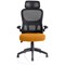 Iris Task Mesh Back Operator Chair, Headrest, Folding Arms, Senna Yellow