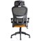 Iris Task Mesh Back Operator Chair, Headrest, Folding Arms, Senna Yellow