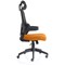 Iris Task Mesh Back Operator Chair, Headrest, Folding Arms, Senna Yellow