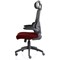 Iris Task Mesh Back Operator Chair, Headrest, Folding Arms, Ginseng Chilli