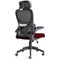 Iris Task Mesh Back Operator Chair, Headrest, Folding Arms, Ginseng Chilli