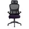 Iris Task Mesh Back Operator Chair, Headrest, Folding Arms, Tansy Purple