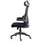 Iris Task Mesh Back Operator Chair, Headrest, Folding Arms, Tansy Purple