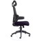 Iris Task Mesh Back Operator Chair, Headrest, Folding Arms, Tansy Purple
