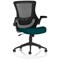 Orbit Mesh Back Operator Chair, Folding Arms, Maringa Teal