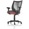 Camden Mesh Back Chair, Fixed Height Arms, Rivet Forge