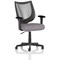 Camden Mesh Back Chair, Fixed Height Arms, Rivet Fuse