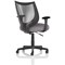 Camden Mesh Back Chair, Fixed Height Arms, Rivet Fuse