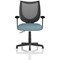 Camden Mesh Back Chair, Fixed Height Arms, Rivet Quench