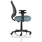 Camden Mesh Back Chair, Fixed Height Arms, Rivet Quench