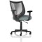 Camden Mesh Back Chair, Fixed Height Arms, Rivet Tensile
