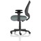 Camden Mesh Back Chair, Fixed Height Arms, Rivet Tensile