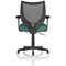Camden Mesh Back Chair, Fixed Height Arms, Quest Kelp