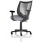 Camden Mesh Back Chair, Fixed Height Arms, Quest Shell