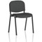 ISO Black Frame Stacking Chair, Quest Mussel, Pack of 4