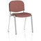 ISO Chrome Frame Stacking Chair, Rivet Forge, Pack of 4
