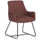 Quote Sled Base Reception Chair Bespoke Colour Rivet Forge