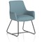 Quote Sled Base Reception Chair Bespoke Colour Rivet Quench
