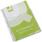 Q-Connect A4 3/4 Cover Expanding Punched Pockets, 180 Micron, Top Opening, Pack of 5