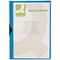 Q-Connect A4 Quickclip Files, 3mm Spine, Blue, Pack of 25